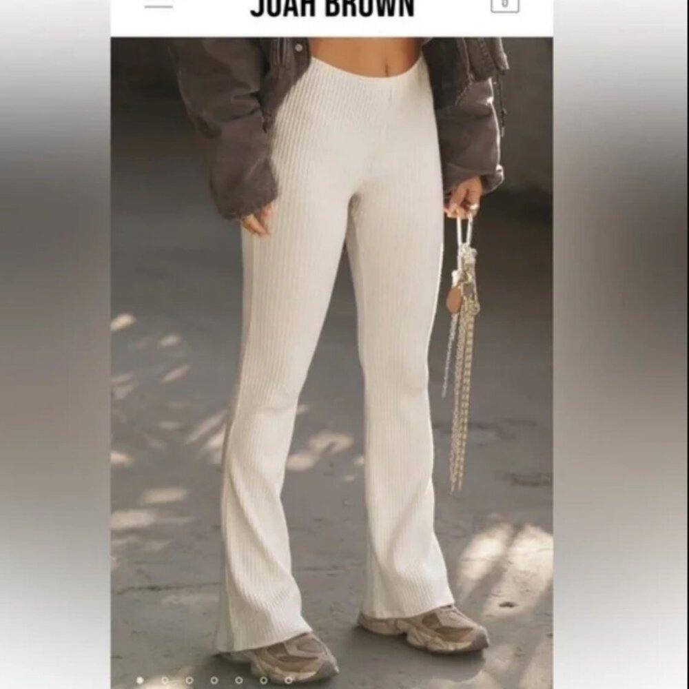 NWOT Joah Brown Fitted Mini Flare Pant